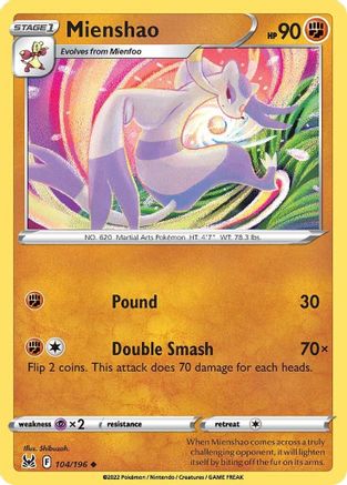 Mienshao (104/196) [Sword & Shield: Lost Origin]-1