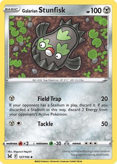 Galarian Stunfisk (127/196) [Sword & Shield: Lost Origin]-1