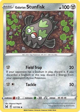 Galarian Stunfisk (127/196) [Sword & Shield: Lost Origin]-1