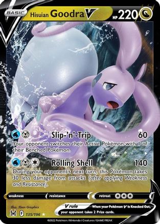 Hisuian Goodra V (135/196) [Sword & Shield: Lost Origin]-1
