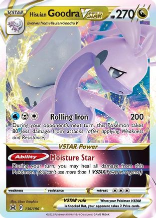 Hisuian Goodra VSTAR (136/196) [Sword & Shield: Lost Origin]-1
