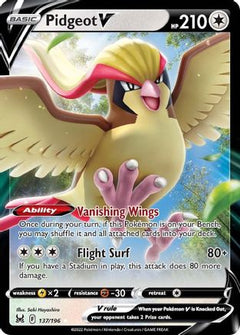 Pidgeot V (137/196) [Sword & Shield: Lost Origin]-1