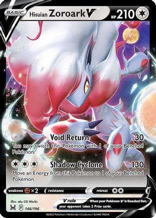 Hisuian Zoroark V (146/196) [Sword & Shield: Lost Origin]-1