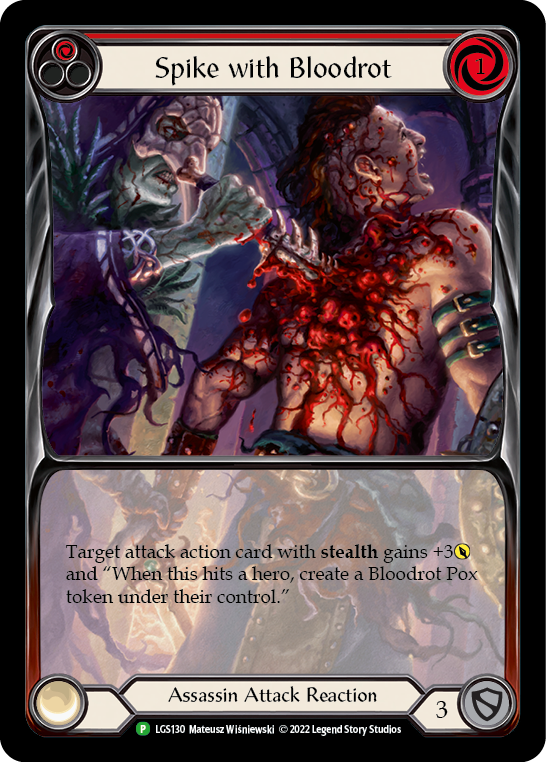 Spike with Bloodrot [LGS130] (Promo)  Rainbow Foil-1