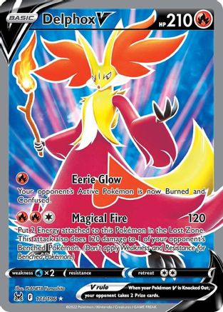 Delphox V (173/196) [Sword & Shield: Lost Origin]-1