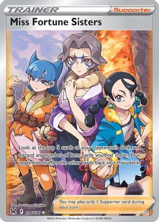 Miss Fortune Sisters (194/196) [Sword & Shield: Lost Origin]-1