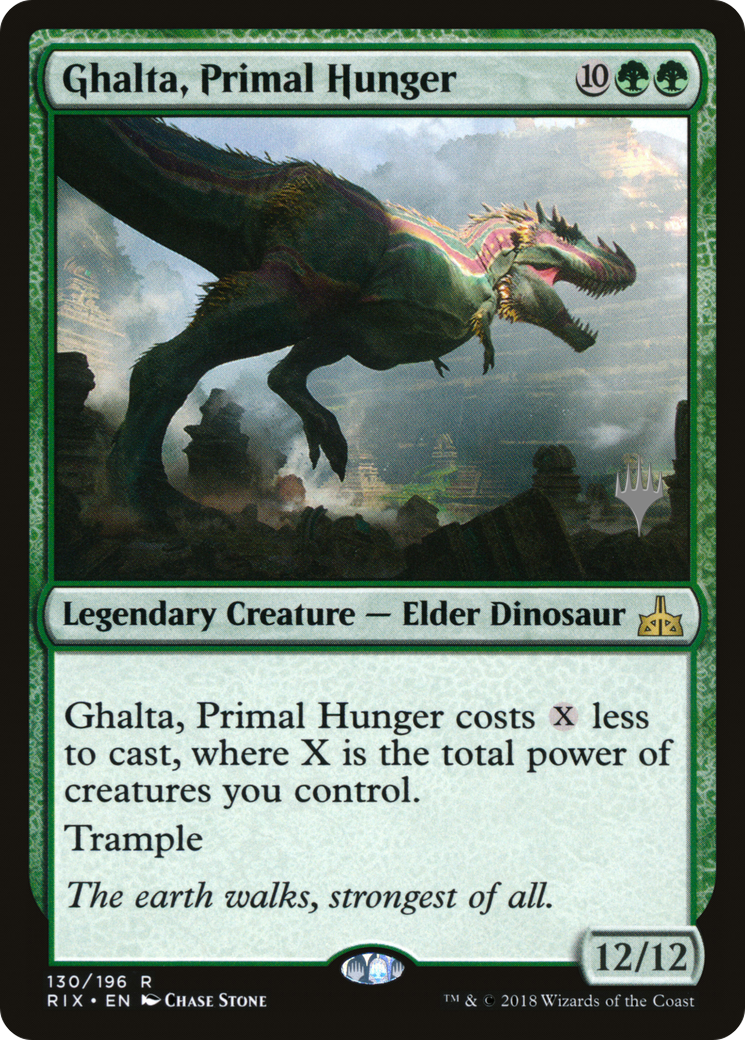 Ghalta, Primal Hunger (Promo Pack) [Rivals of Ixalan Promos]-1