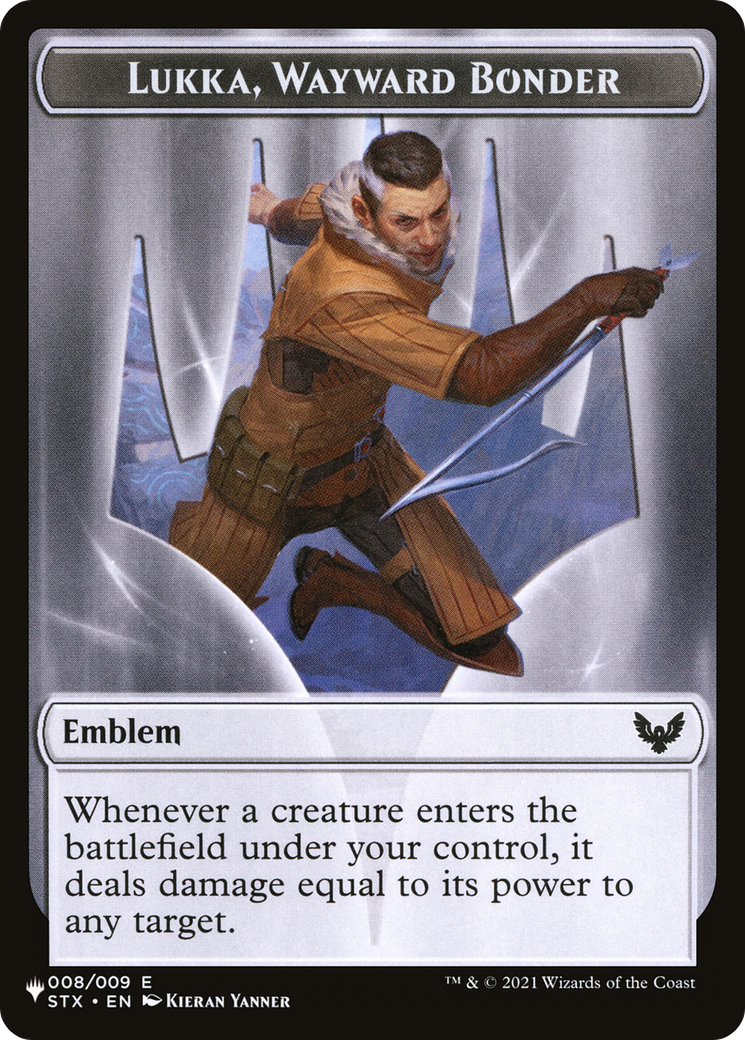 Lukka, Wayward Bonder Emblem (PLST-TSTX-8) - The List-1