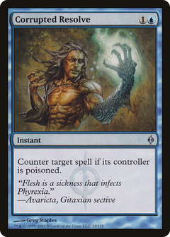 Corrupted Resolve [New Phyrexia]-1