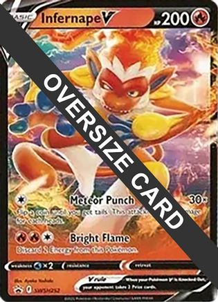 Infernape V (SWSH252) (Jumbo Card) [Sword & Shield: Black Star Promos]-1