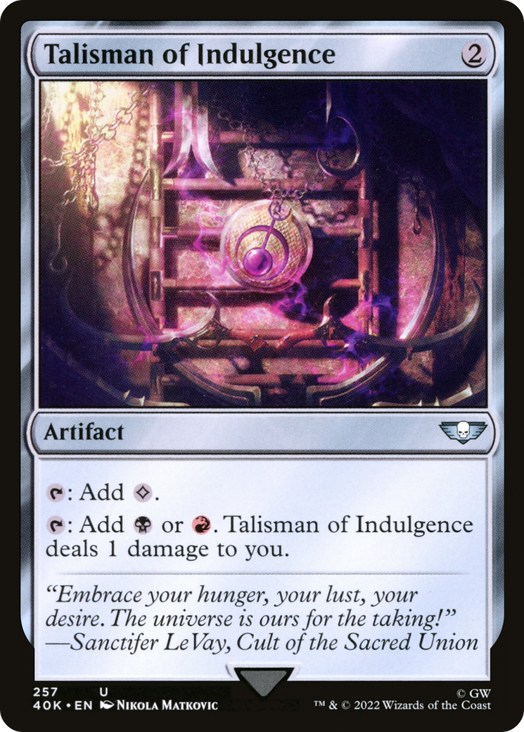 Talisman of Indulgence [Warhammer 40,000]-1