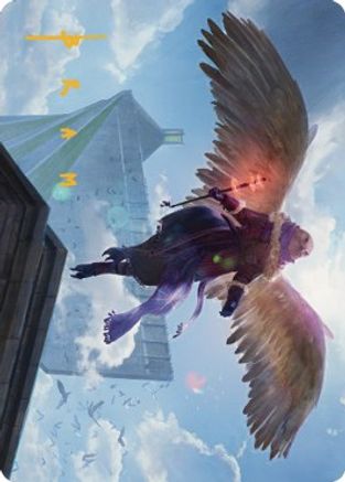 Balmor, Battlemage Captain Art Card (44/81) (Gold-Stamped Signature) (ASDMU-044) - Art Series: Dominaria United-1