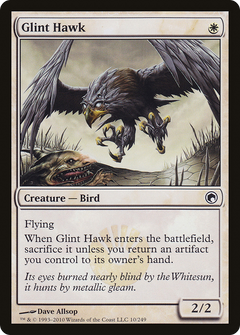 Glint Hawk [Scars of Mirrodin]-1