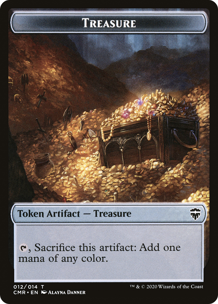 Treasure Token (CMR-012) - Commander Legends Tokens Foil-1