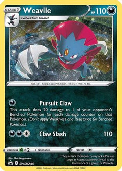Weavile (SWSH246) [Sword & Shield: Black Star Promos]-1