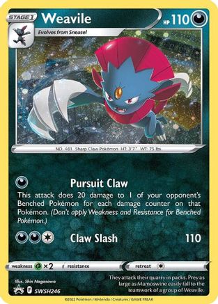 Weavile (SWSH246) [Sword & Shield: Black Star Promos]-1