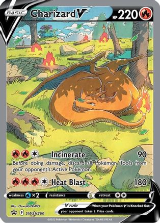 Charizard V (SWSH260) [Sword & Shield: Black Star Promos]-1