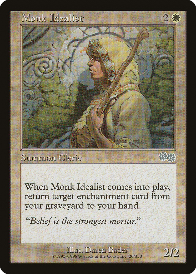 Monk Idealist [Urza's Saga]-1