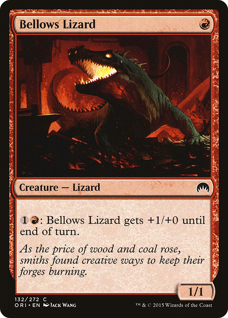 Bellows Lizard [Magic Origins]-1