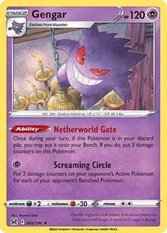 Gengar (066/196) (Theme Deck Exclusive) [Sword & Shield: Lost Origin]-1