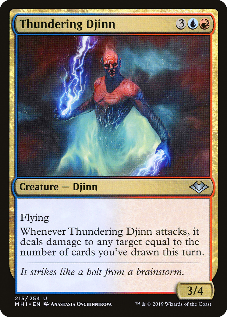 Thundering Djinn [Modern Horizons]-1