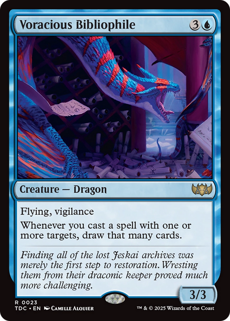 Voracious Bibliophile [Tarkir: Dragonstorm Commander]-1