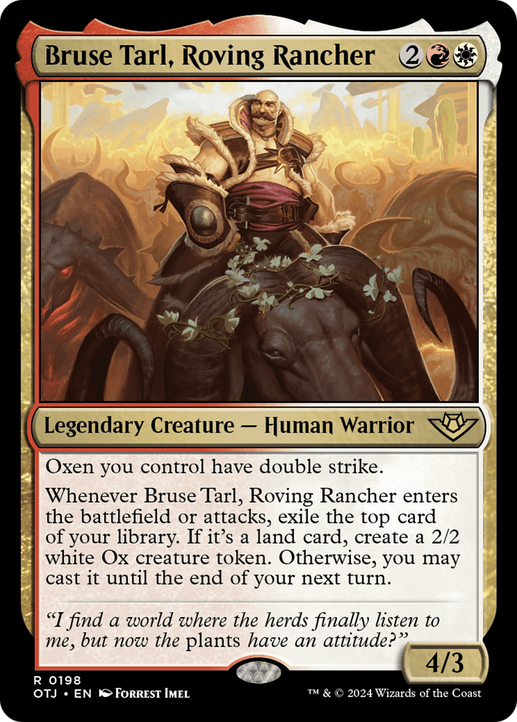 Bruse Tarl, Roving Rancher [Outlaws of Thunder Junction]-1