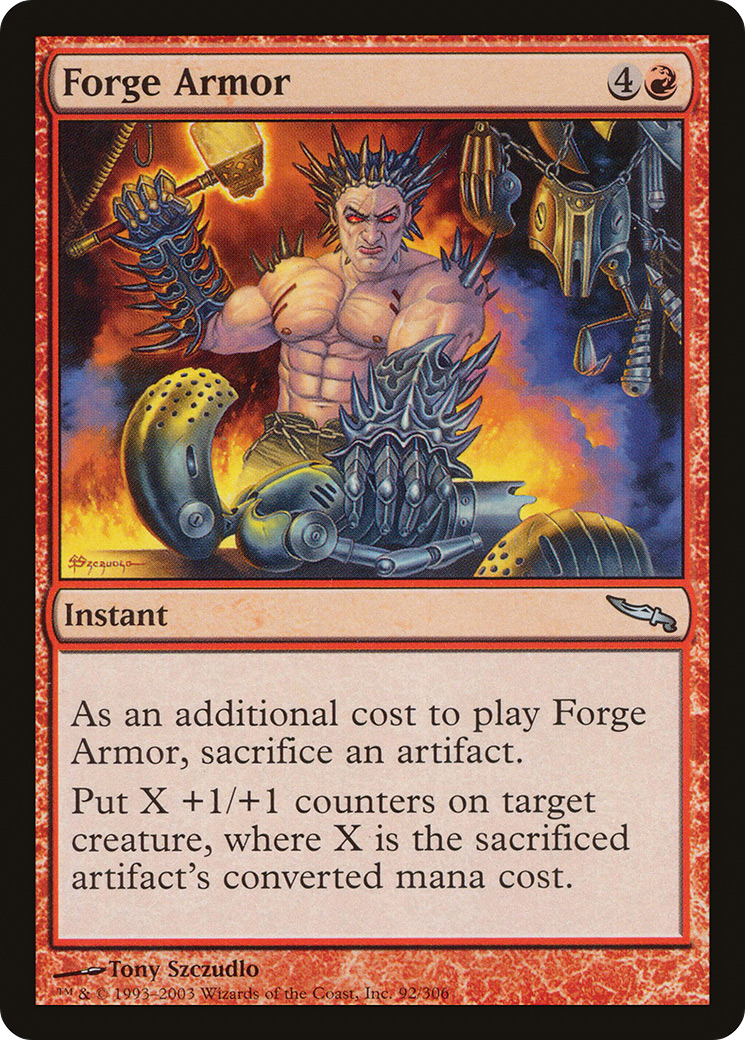 Forge Armor [Mirrodin]-1