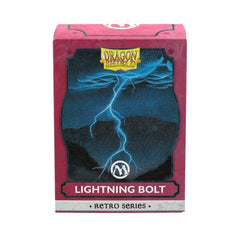 Dragon Shield: Sleeves – Brushed Art – MTG Retro Series: Lightning Bolt-1