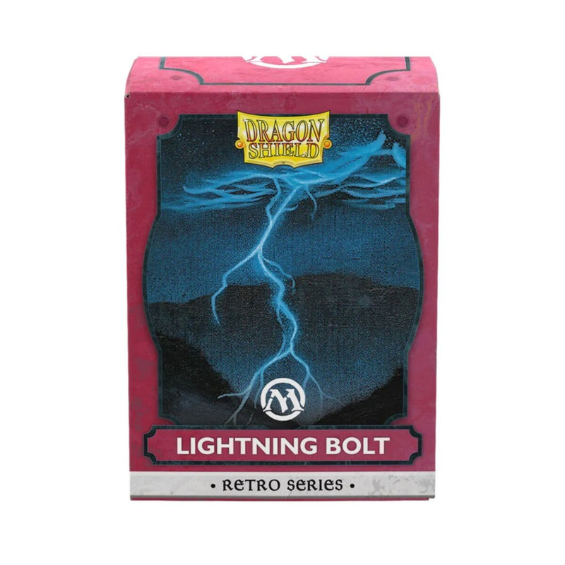 Dragon Shield: Sleeves – Brushed Art – MTG Retro Series: Lightning Bolt-1
