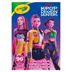 Crayola K-Pop Demon Hunters Colouring Book 96pp