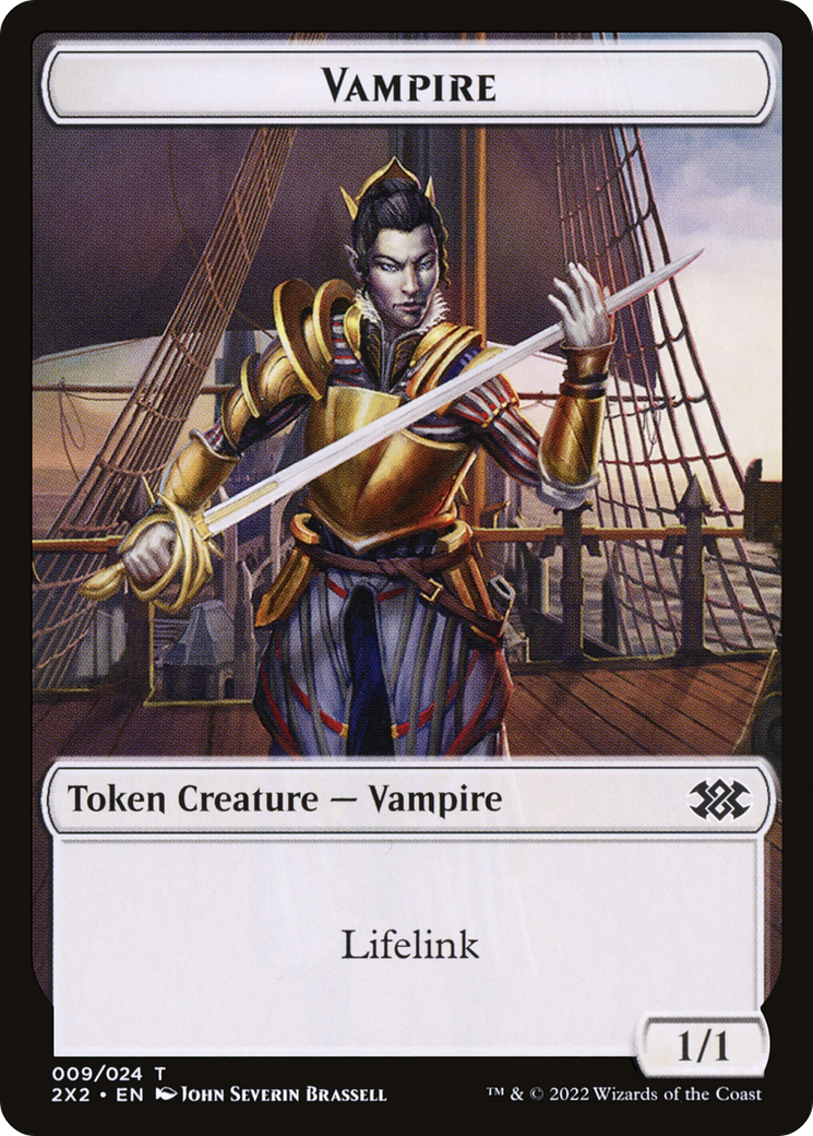 Vampire (T2X2-009) - Double Masters 2022 Tokens Foil-1