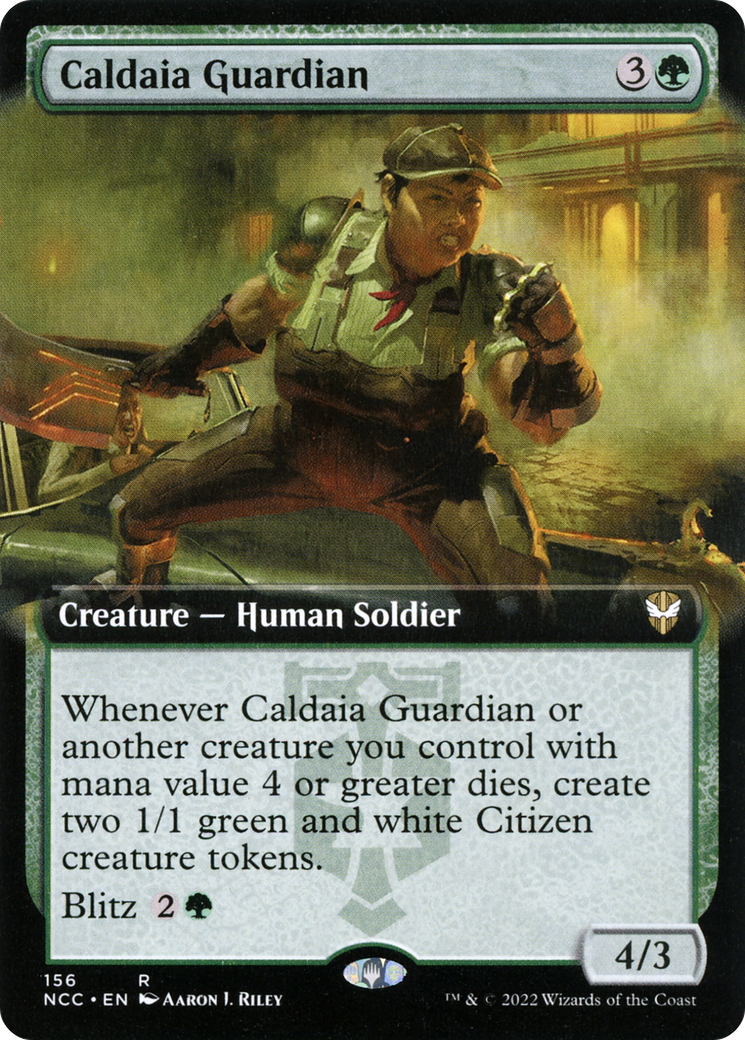 Caldaia Guardian (Extended Art) [Streets of New Capenna Commander]-1