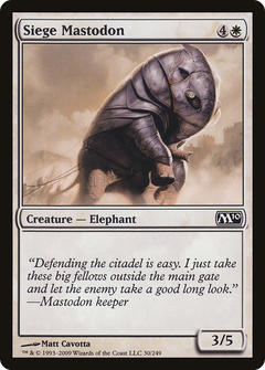 Siege Mastodon [Magic 2010]-1
