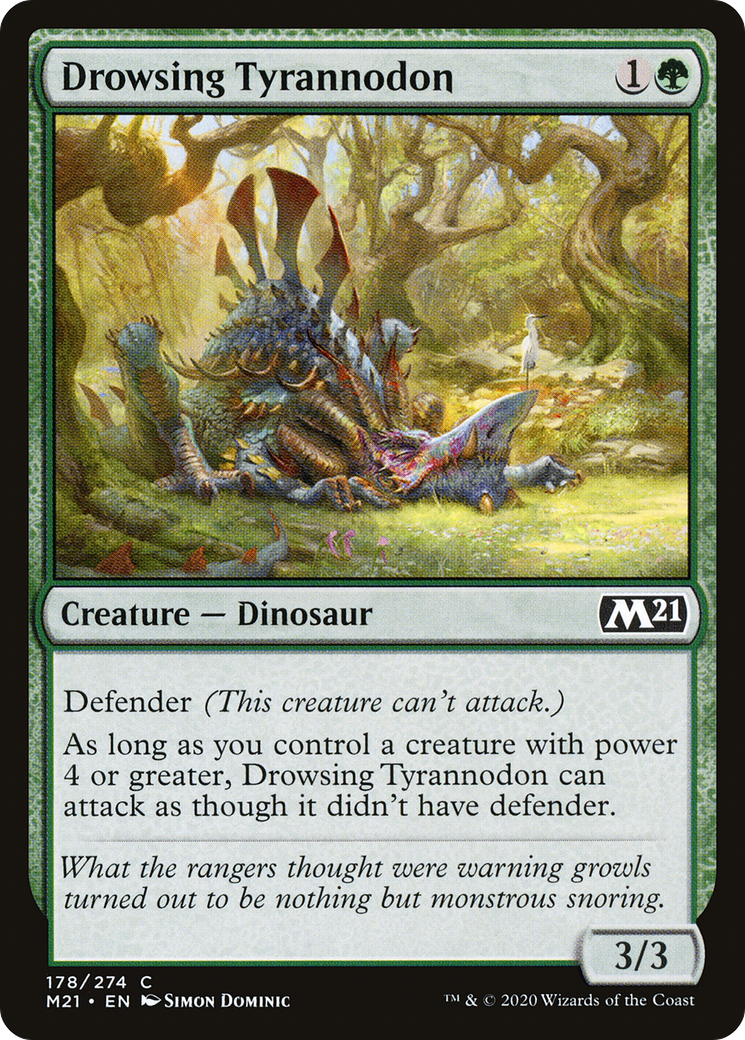 Drowsing Tyrannodon [Core Set 2021]-1
