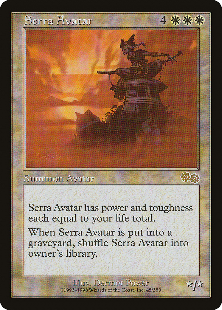 Serra Avatar [Urza's Saga]-1