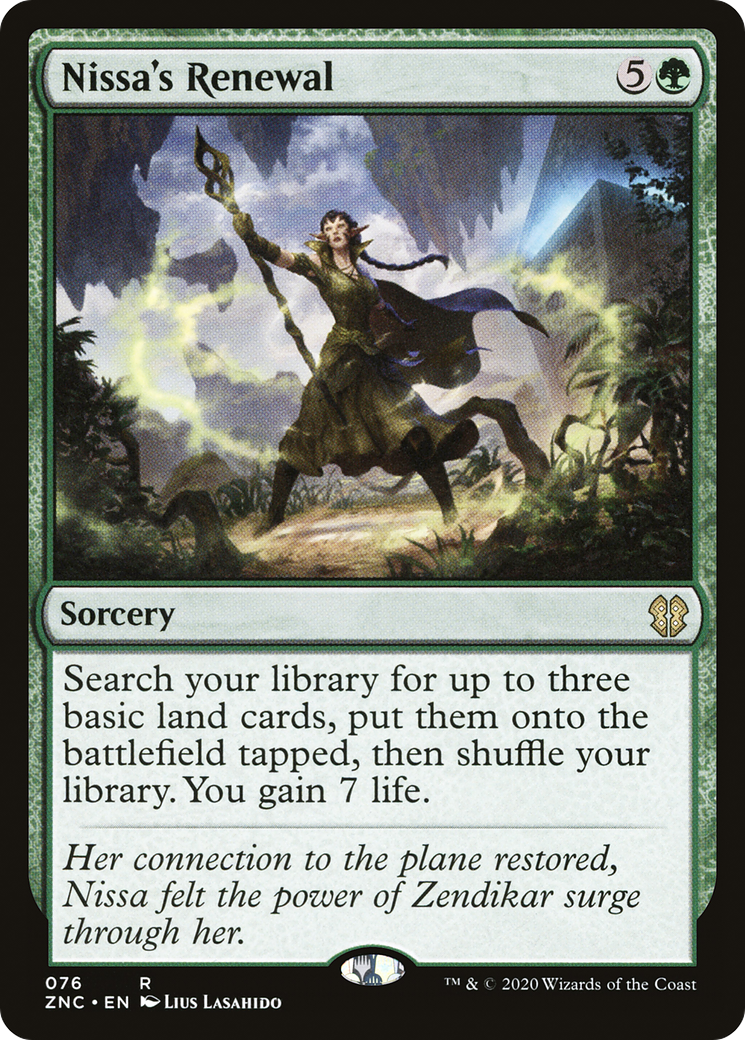 Nissa's Renewal [Zendikar Rising Commander]-1