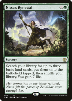Nissa's Renewal [Zendikar Rising Commander]-1