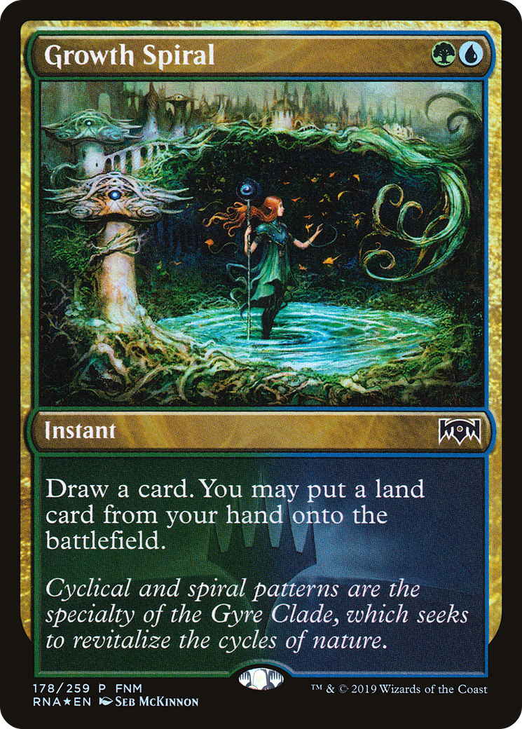 Growth Spiral (FNM) [Ravnica Allegiance Promos]-1