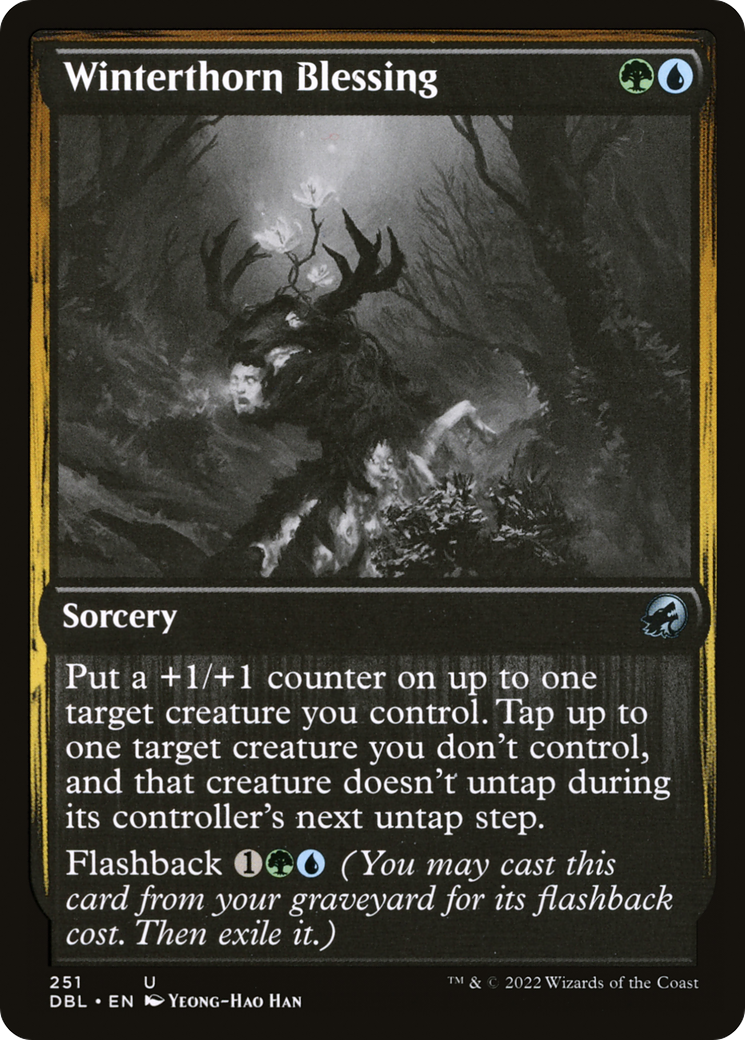 Winterthorn Blessing (DBL-251) - Innistrad: Double Feature Foil-1