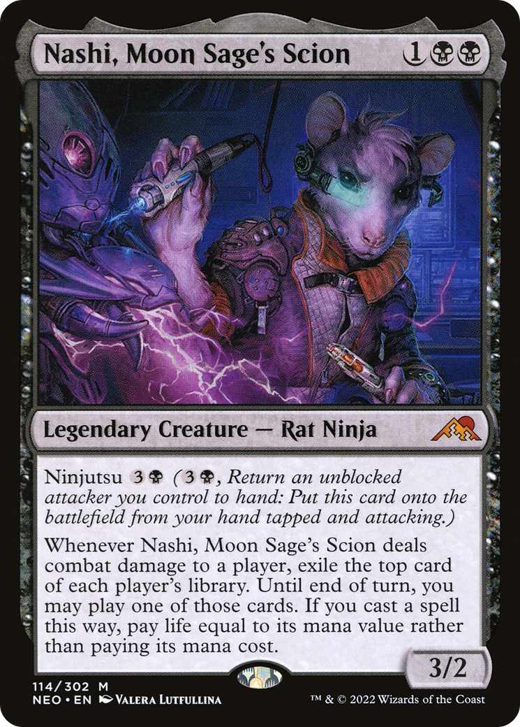 Nashi, Moon Sage's Scion [Kamigawa: Neon Dynasty]-1