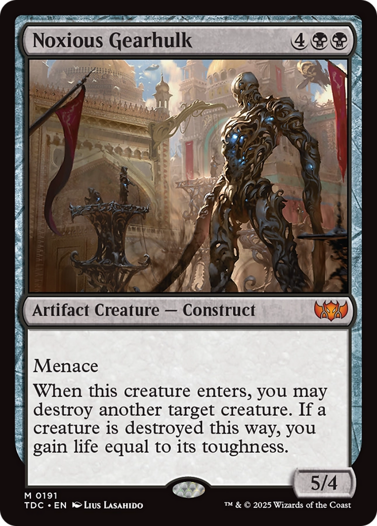 Noxious Gearhulk [Tarkir: Dragonstorm Commander]-1