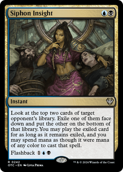 Siphon Insight [Outlaws of Thunder Junction Commander]-1