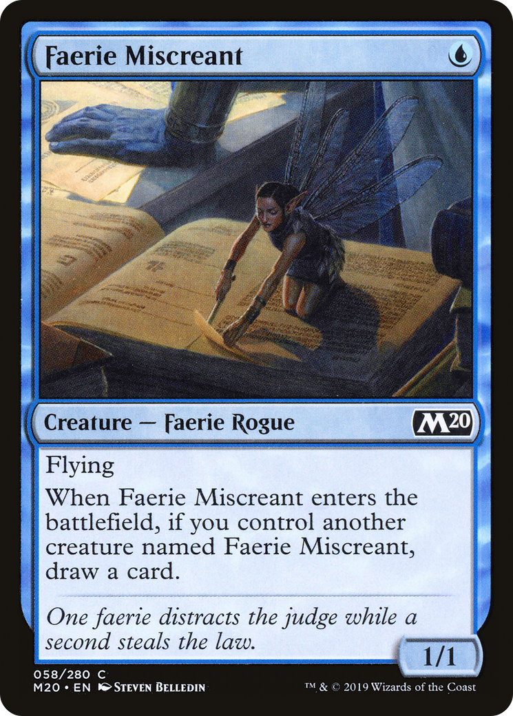 Faerie Miscreant [Core Set 2020]-1