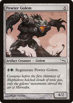 Pewter Golem [Mirrodin]-1