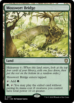 Mosswort Bridge [Bloomburrow Commander]-1