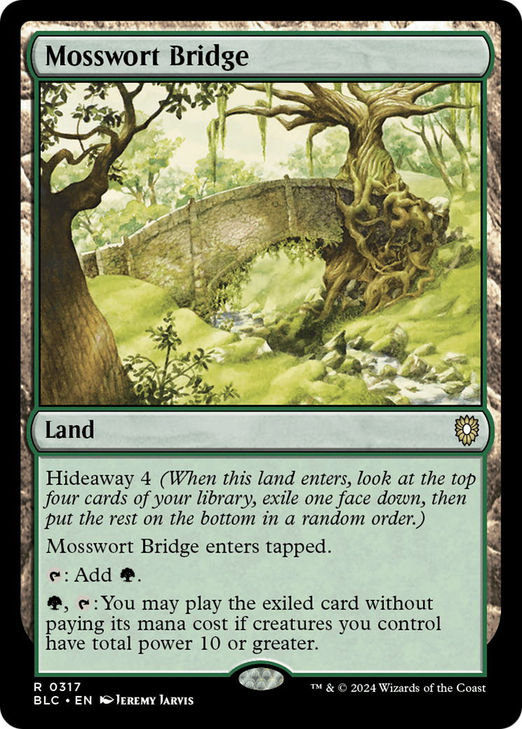 Mosswort Bridge [Bloomburrow Commander]-1