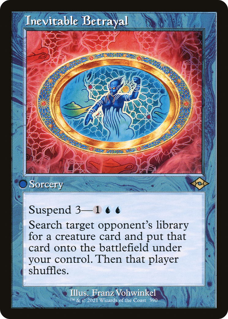 Inevitable Betrayal (Retro Frame) (MH2-390) - Modern Horizons 2 Etched Foil-1