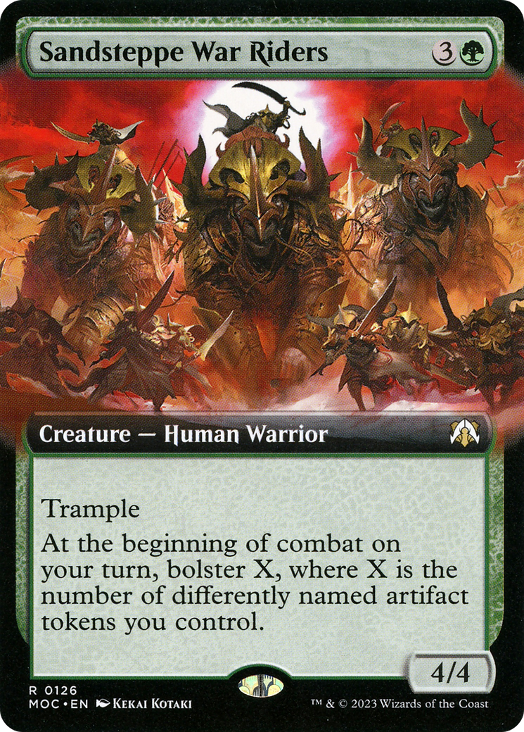 Sandsteppe War Riders (Extended Art) [March of the Machine Commander]-1