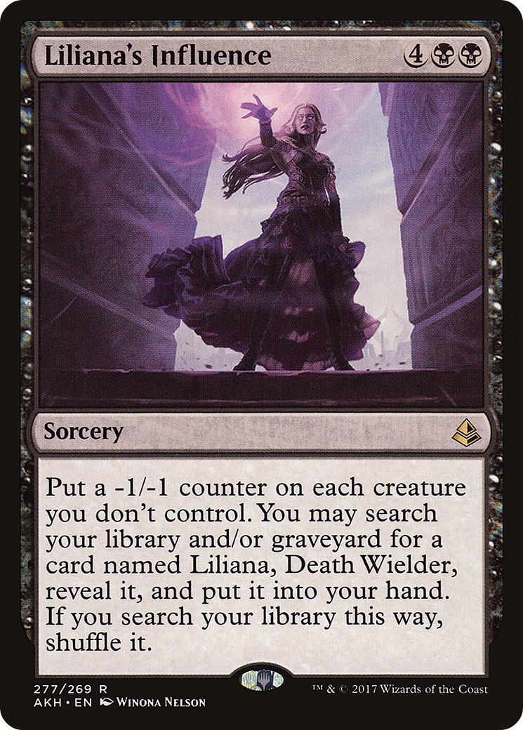 Liliana's Influence [Amonkhet]-1